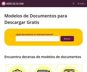 Modelos-DE.com(Mil Documentos para Descargar Gratis) Screenshot