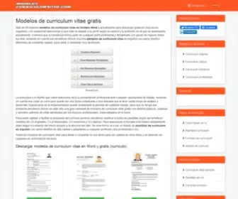 Modeloscurriculumvitae.com(Modeloscurriculumvitae) Screenshot