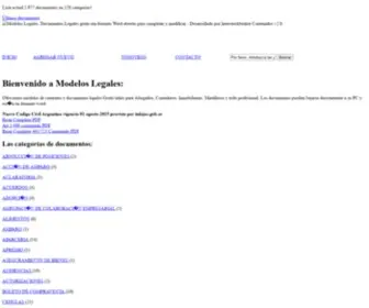 Modeloslegales.com.ar(Modelos Legales) Screenshot