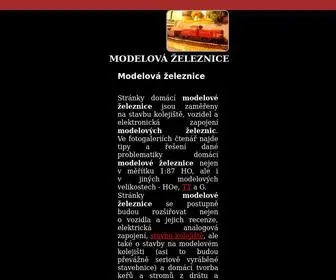 Modelova-Zeleznice.info(Modelová železnice) Screenshot