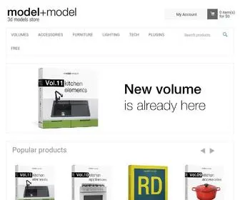 Modelplusmodel.com(3D models for architectural visualization) Screenshot