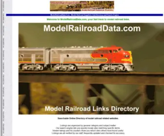 Modelrailroaddata.com(Model Railroad Links Directory) Screenshot
