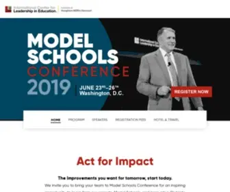 Modelschoolsconference.com(Model Schools Conference) Screenshot