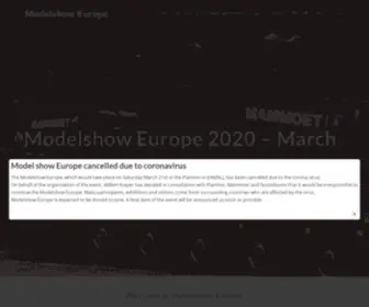 Modelshow-Europe.com(De grootste modellen beurs ter wereld) Screenshot