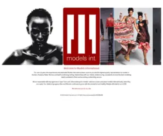 Modelsinternational.co.za(Models International) Screenshot