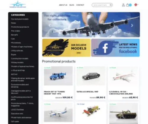 Modelsnavigator.com(Aircraft) Screenshot
