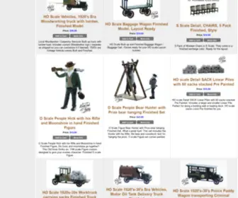 Modeltechstudios.com(Model Railroad Kits and Details) Screenshot