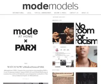 Modemodels.com(Mode Models) Screenshot