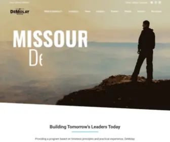 Modemolay.org(Missouri DeMolay) Screenshot