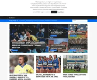 Modenasportiva.it(Tutto lo sport di Modena e provincia) Screenshot