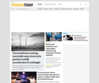 Modenatoday.it(ModenaToday il quotidiano on line di Modena) Screenshot