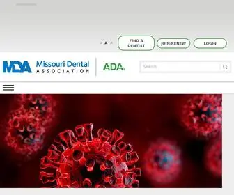 Modental.org(Missouri Dental Association) Screenshot