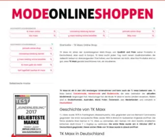 Modeonlineshoppen.de(Modeonlineshoppen) Screenshot