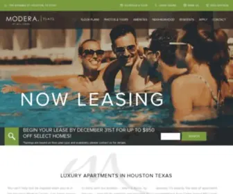 Moderaflats.com(Luxury Apartments In Houston Texas) Screenshot