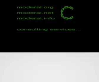 Moderal.org(Consulting) Screenshot