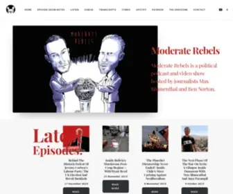 Moderaterebels.com(Moderate Rebels) Screenshot