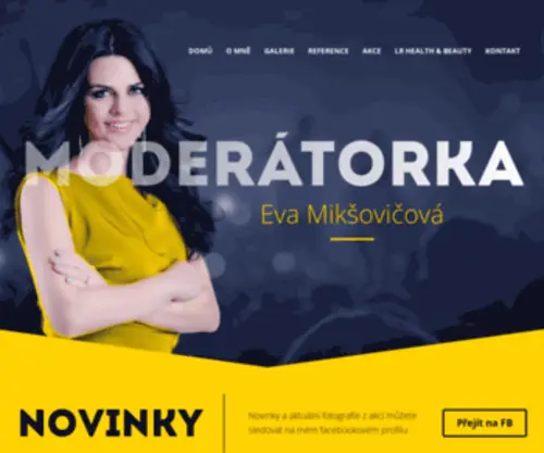 Moderatorka.cz(Domů) Screenshot