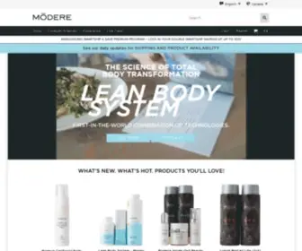 Modere.ca(Modere delivers innovative products) Screenshot