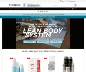 Modere.com(Modere) Screenshot