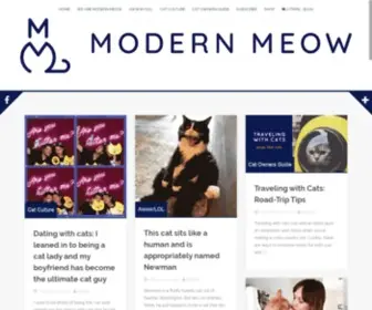 Modern-Meow.com(Modern Meow) Screenshot