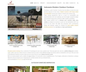 Modern-Outdoorfurniture.com(Indonesian outdoor Furniture and synthetic Furniture Manufacturer) Screenshot