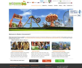 Modern-Park-Rides.com(Amusement equipment) Screenshot