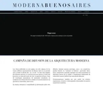 Modernabuenosaires.org(Moderna Buenos Aires) Screenshot