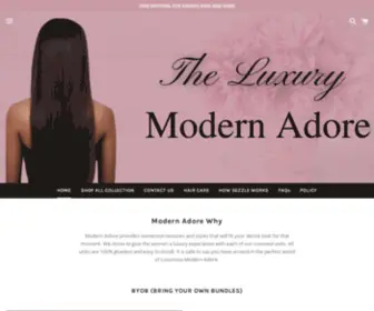 Modernadoreco.com(Modern Adore Luxury Beauty) Screenshot