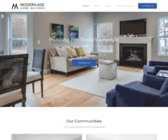 Modernagehomebuilders.com(Building For Today's Lifestyle) Screenshot