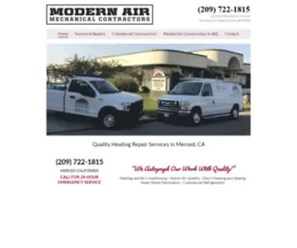 Modernair.biz(Heating Repair & More Merced) Screenshot