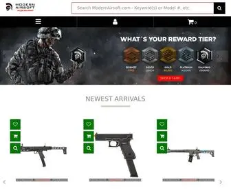 Modernairsoft.com(Modern Airsoft) Screenshot