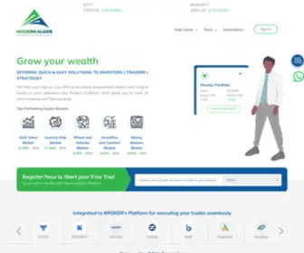 Modernalgos.com(Modern Algos Enterprises) Screenshot