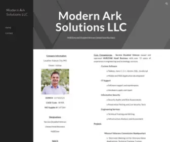 Modernarksolutions.com(Modern Ark Solutions LLC) Screenshot