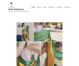 Modernbabywearing.com(Baby Carrier) Screenshot