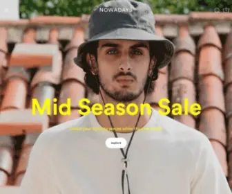 Modernbasics.com(NOWADAYS Clothing) Screenshot