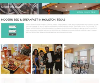 Modernbb.com(Best Bed and Breakfast Hotel in Montrose Houston Texas) Screenshot