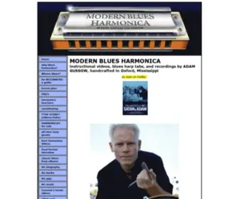 Modernbluesharmonica.com(Modern Blues Harmonica) Screenshot
