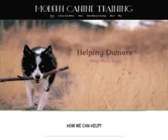 Moderncaninetraining.com(Moderncaninetraining) Screenshot