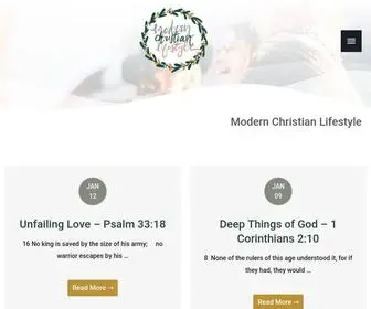 Modernchristianlifestyle.com(Modern Christian Lifestyle) Screenshot