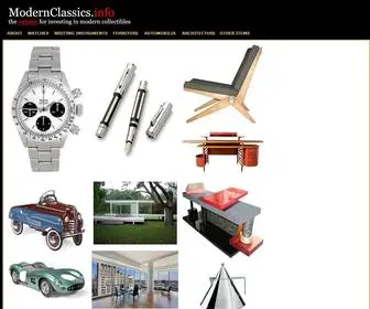 Modernclassics.info(Investing in Classic Watches) Screenshot