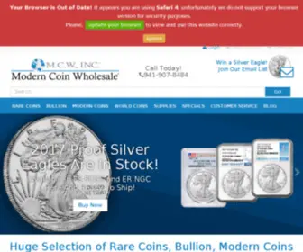 Moderncoinwholesale.com(Modern Coins) Screenshot