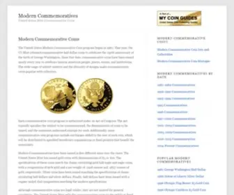 Moderncommemoratives.com(Modern Commemoratives) Screenshot