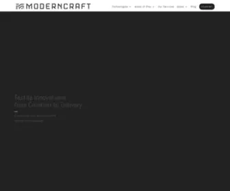 Moderncraft.io(Homepage) Screenshot