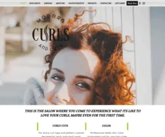 Moderncurlsandcuts.com(Modern Curls and Cuts) Screenshot