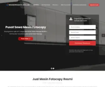 Moderndatasolusi.com(Pusat Sewa Mesin Fotocopy & Printer) Screenshot