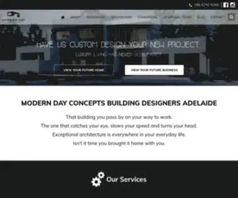 Moderndayconcepts.com.au(Building Designers Adelaide) Screenshot