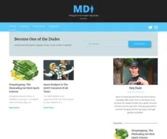 Moderndaydudes.com(Modern Day Dudes) Screenshot