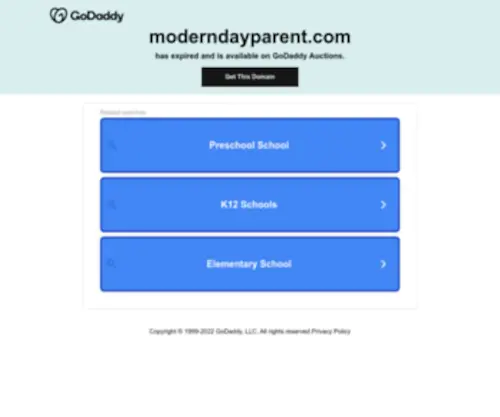 Moderndayparent.com(Call) Screenshot