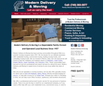 Moderndeliveryandmovingohio.com(Moving Company) Screenshot