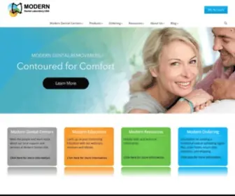 Moderndentalusa.com(Modern dental laboratory usa) Screenshot